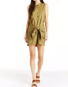 Платье Тина в оливковом цвете DREW