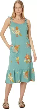 Платье Toad&Co Dandelion Midi Sleeveless Dress, цвет Mineral LG Floral Print