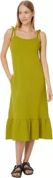Платье Toad&Co Dandelion Midi Sleeveless Dress, цвет Lime Texture
