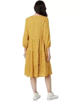 Платье Toad&Co Manzana Tiered Long Sleeve Dress, цвет Pike Ditsy Print