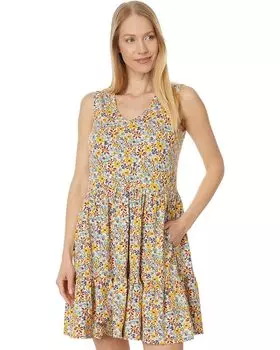 Платье Toad&Co Marley Tiered Sleeveless, цвет Barley Multi Floral Print
