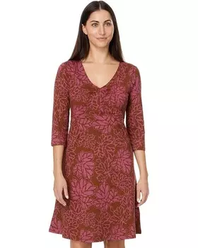 Платье Toad&Co Rosalinda Dress, цвет Violet Leaf Print