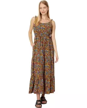 Платье Toad&Co Sunkissed Tiered Sleeveless, цвет Black Micro Floral Print