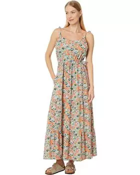 Платье Toad&Co Sunkissed Tiered Sleeveless, цвет Papaya Geranium Print
