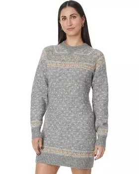 Платье Toad&Co Toddy Crew Sweater Dress, цвет Heather Grey Fair Isle