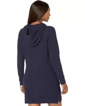 Платье Toad&Co Whidbey Hooded Sweaterdress, цвет True Navy
