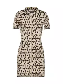 Платье Toile Iconographe из вискозы Valentino Garavani, черный