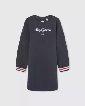 Платье-толстовка для девочек Pepe Jeans, синий
