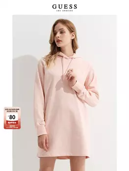 Платье-толстовка Guess с длинными рукавами, синий