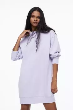 Платье-толстовка H&amp;M, светло-фиолетовый