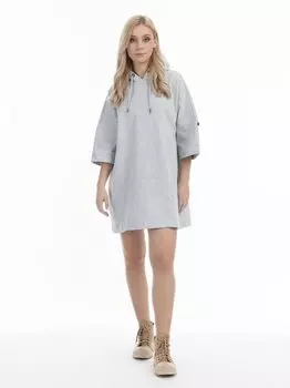 Платье-Толстовка оверсайз Dreimaster, серый
