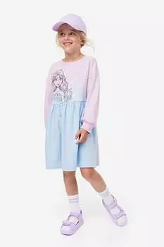 Платье-толстовка с принтом H&M, синий