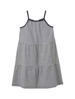 Платье TOM TAILOR, цвет Dark blue/White