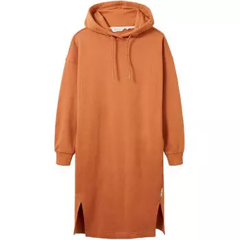 Платье Tom Tailor Denim Mit Seitenschl, оранжевый
