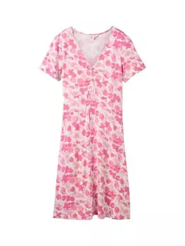 Платье TOM TAILOR Summer Dress, цвет Pink/Light pink
