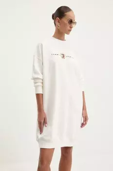Платье Томми Джинс Tommy Jeans, бежевый