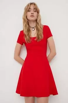 Платье Томми Джинс Tommy Jeans, красный