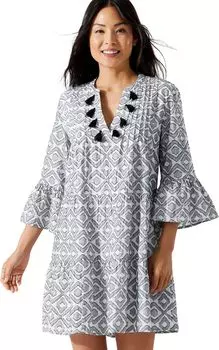 Платье Tommy Bahama Diamond Clip Tiered Dress, белый