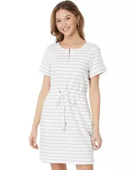 Платье Tommy Bahama Jovanna Stripe Zip Front, цвет Summer Grey Hthr/White