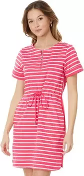 Платье Tommy Bahama Jovanna Stripe Zip Front Dress, цвет Paradise Pink