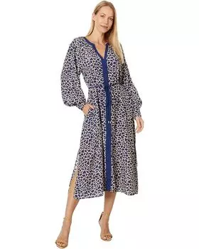 Платье Tommy Bahama Safari Spots Midi Dress, цвет Island Navy
