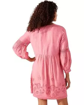 Платье Tommy Bahama St. Lucia Split-Neck Dress, цвет Coral Coast