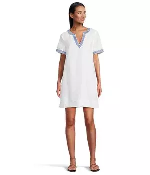 Платье Tommy Bahama Two Palms Coastal Tiles Dress, цвет Cobalt Haze