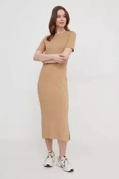 Платье Tommy Hilfiger, бежевый