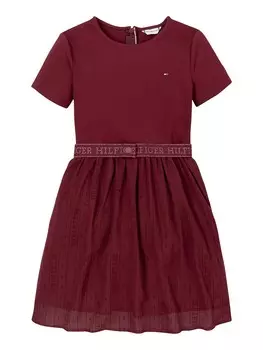 Платье TOMMY HILFIGER Dress, цвет Red/Bordeaux
