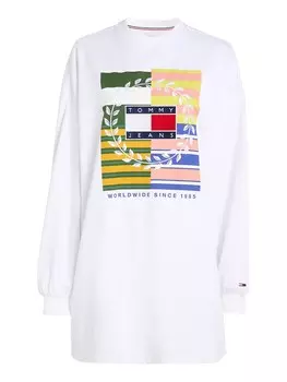 Платье Tommy Jeans, белый