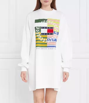 Платье Tommy Jeans, белый