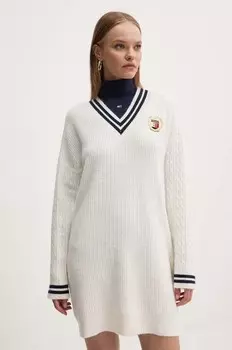 Платье Tommy Jeans, бежевый