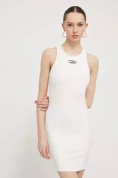 Платье Tommy Jeans, бежевый