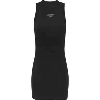 Платье Tommy Jeans Ess Logo 1 Bodycon, черный