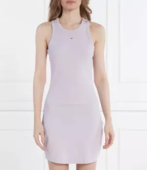 Платье Tommy Jeans Essential, лавандовый