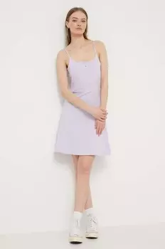 Платье Tommy Jeans, фиолетовый