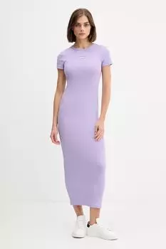 Платье Tommy Jeans, фиолетовый