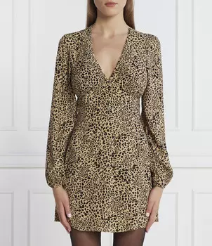 Платье Tommy Jeans LEO HOOK & EYE, коричневый