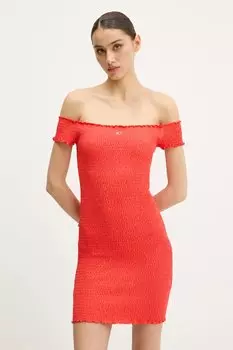 Платье Tommy Jeans, оранжевый
