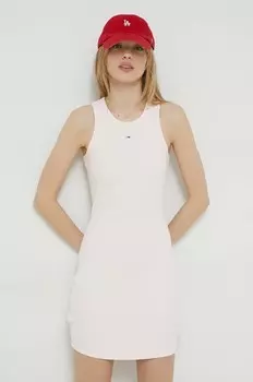 Платье Tommy Jeans, розовый