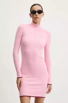 Платье Tommy Jeans, розовый