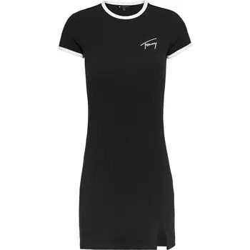Платье Tommy Jeans Signature Bodycon, черный
