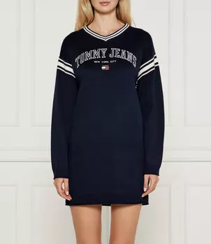 Платье Tommy Jeans, темно-синий