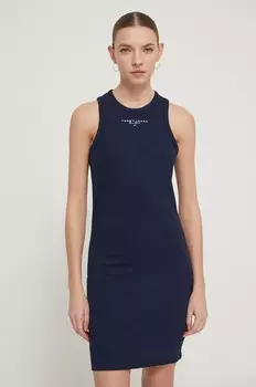 Платье Tommy Jeans, темно-синий