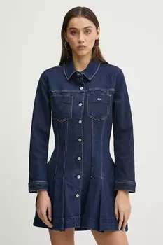 Платье Tommy Jeans, темно-синий