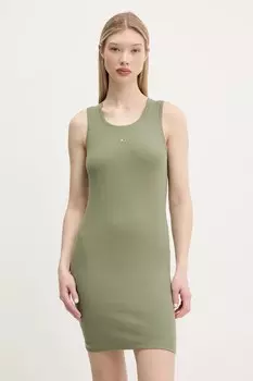 Платье Tommy Jeans, зеленый