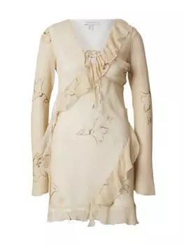 Платье TOPSHOP, бежевый