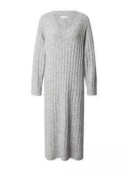 Платье TOPSHOP Knitted dress, серый