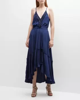 Платье Tori Chainlink High-Low Ramy Brook