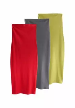 Платье-трансформер 3 PACK BANDEAU - Jersey dress - grey/red/lime/green THE SET, красный